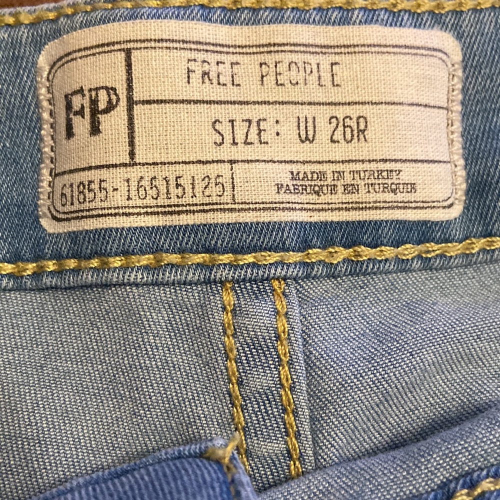 Free People Just Float on Flare jeans size 26R - Picture 5 of 10